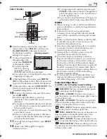 Предварительный просмотр 75 страницы JVC DVP7U - Digital Camcorder w/ 1.02 Megapixel CCD Instructions Manual