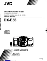 JVC DX-E55 Instructions Manual preview