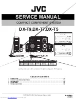 Предварительный просмотр 1 страницы JVC DX-T5 Service Manual