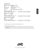 Preview for 25 page of JVC EF-S100FG Instruction Manual