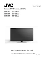 JVC Emerald EM32FL User Manual preview