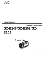 JVC Enverio GZ-E205 Detailed User Manual предпросмотр