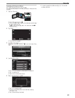 Предварительный просмотр 39 страницы JVC Enverio GZ-E205 Detailed User Manual