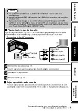 Preview for 19 page of JVC Everio GS-TD1U User Manual