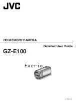 JVC Everio GZ-E100 User Manual preview