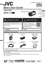 JVC Everio GZ-E110 Basic User'S Manual предпросмотр