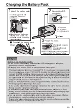 Предварительный просмотр 5 страницы JVC Everio GZ-E110 Basic User'S Manual