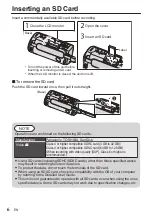 Предварительный просмотр 6 страницы JVC Everio GZ-E110 Basic User'S Manual