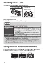 Preview for 6 page of JVC Everio GZ-EX305 Basic User'S Manual