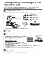 Preview for 12 page of JVC Everio GZ-EX305 Basic User'S Manual