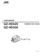 JVC Everio GZ-HD500 User Manual preview