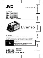 JVC Everio GZ-HD500SEK Basic User'S Manual предпросмотр