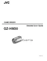 JVC Everio GZ-HM30 Detailed User Manual preview