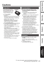 Preview for 21 page of JVC Everio GZ-HM30AA Basic User'S Manual