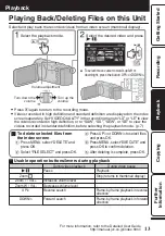 Preview for 13 page of JVC Everio GZ-HM30AS Basic User'S Manual