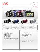 Preview for 1 page of JVC Everio GZ-HM30US Specifications