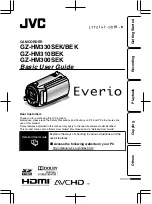 Предварительный просмотр 1 страницы JVC Everio GZ-HM310BEK Basic User'S Manual