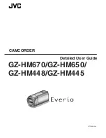 JVC Everio GZ-HM445 Detailed User Manual предпросмотр