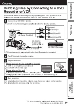 Preview for 19 page of JVC Everio GZ-HM448AH Basic User'S Manual