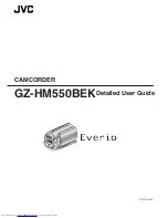 JVC Everio GZ-HM550BEK Detailed User Manual preview