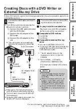 Preview for 23 page of JVC EVERIO GZ-HM860U Basic User'S Manual