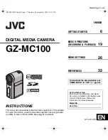 Preview for 1 page of JVC Everio GZ-MC100US Instructions Manual