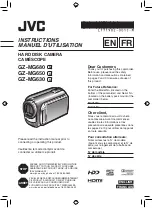 Предварительный просмотр 1 страницы JVC Everio GZ-MG630 Instructions Manual