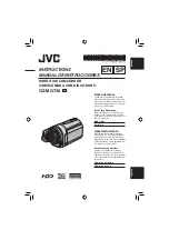 JVC Everio GZ-MG730U Instructions Manual preview