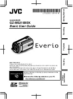 JVC Everio GZ-MS215BEK Basic User'S Manual preview