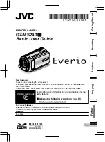 JVC Everio GZ-MS240 User Manual preview