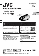 Preview for 1 page of JVC Everio GZ-R320U Basic User'S Manual