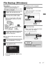 Preview for 17 page of JVC Everio GZ-R320U Basic User'S Manual