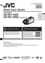 JVC EVERIO GZ-RX110BE Basic User'S Manual preview