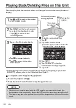 Preview for 12 page of JVC EVERIO GZ-RX110BE Basic User'S Manual