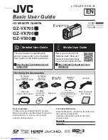 JVC Everio GZ-V500U Basic User'S Manual preview