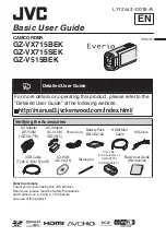 JVC Everio GZ-V515BEK Basic User'S Manual preview