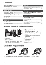 Preview for 4 page of JVC Everio GZ-VX815AH Basic User'S Manual