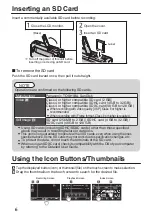 Preview for 6 page of JVC Everio GZ-VX815AH Basic User'S Manual