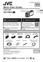 JVC Everio GZ-VX855AG Basic User'S Manual предпросмотр