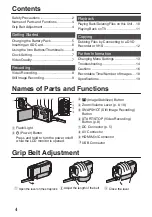 Предварительный просмотр 4 страницы JVC Everio GZ-VX855AG Basic User'S Manual