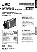 JVC Everio GZ-X900 Instruction Manual предпросмотр