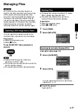 Preview for 27 page of JVC Everio GZ-X900 Instruction Manual