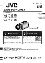 Preview for 1 page of JVC Everio R GZ-R401BE Basic User'S Manual