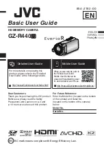 JVC Everio R GZ-R440U Basic User'S Manual предпросмотр