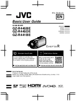 JVC Everio R GZ-R441BE Basic User'S Manual предпросмотр