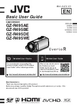 JVC Everio R GZ-R495AE Basic User'S Manual предпросмотр