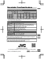 Предварительный просмотр 18 страницы JVC Everio R GZ-RX621BE Basic User'S Manual