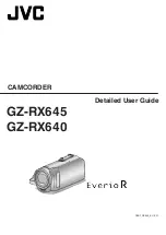 JVC Everio R GZ-RX640 Detailed User Manual preview