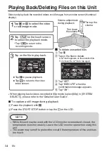 Предварительный просмотр 14 страницы JVC EverioR GZ-R550A Basic User'S Manual