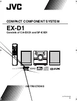 Предварительный просмотр 1 страницы JVC EX-D1 Instructions Manual